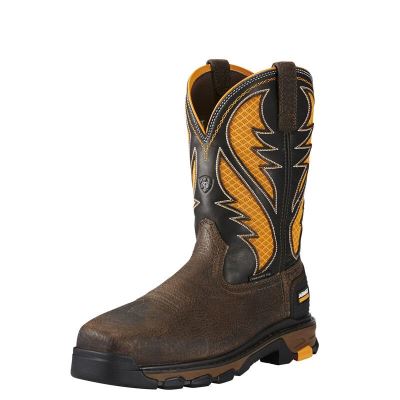 Ariat Intrepid VentTEK - Werkschoenen Bruin / Geel Heren - 21132-337